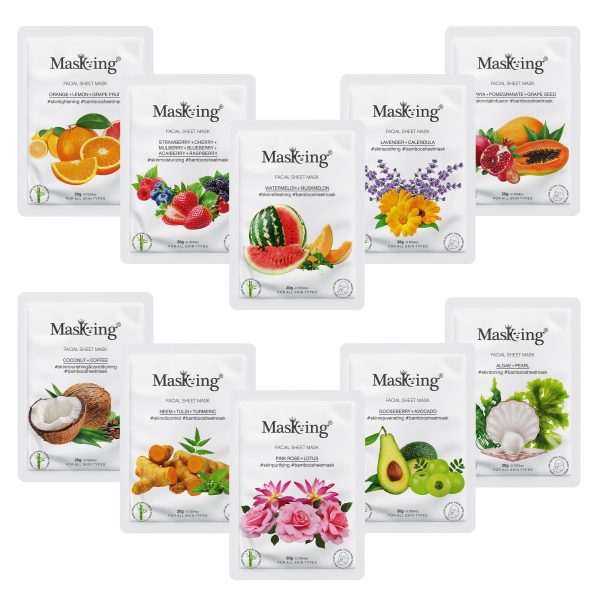 Bamboo Facial Sheet Masks