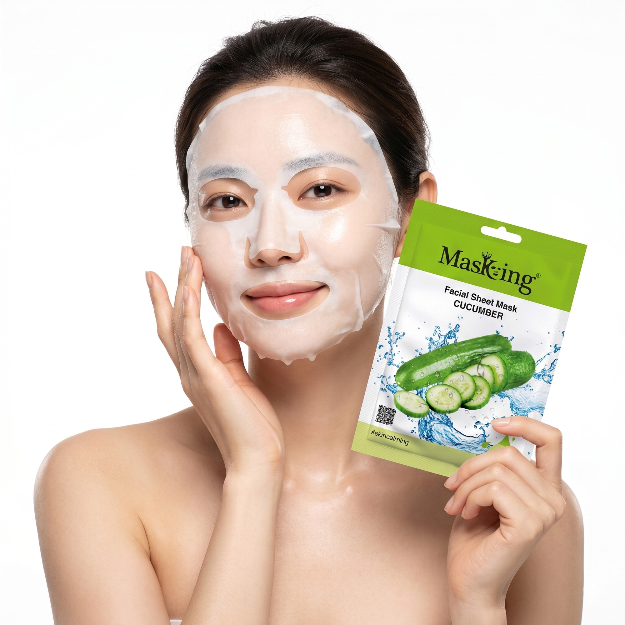 Beauty Cucumber Facial Sheet Mask - Image 5
