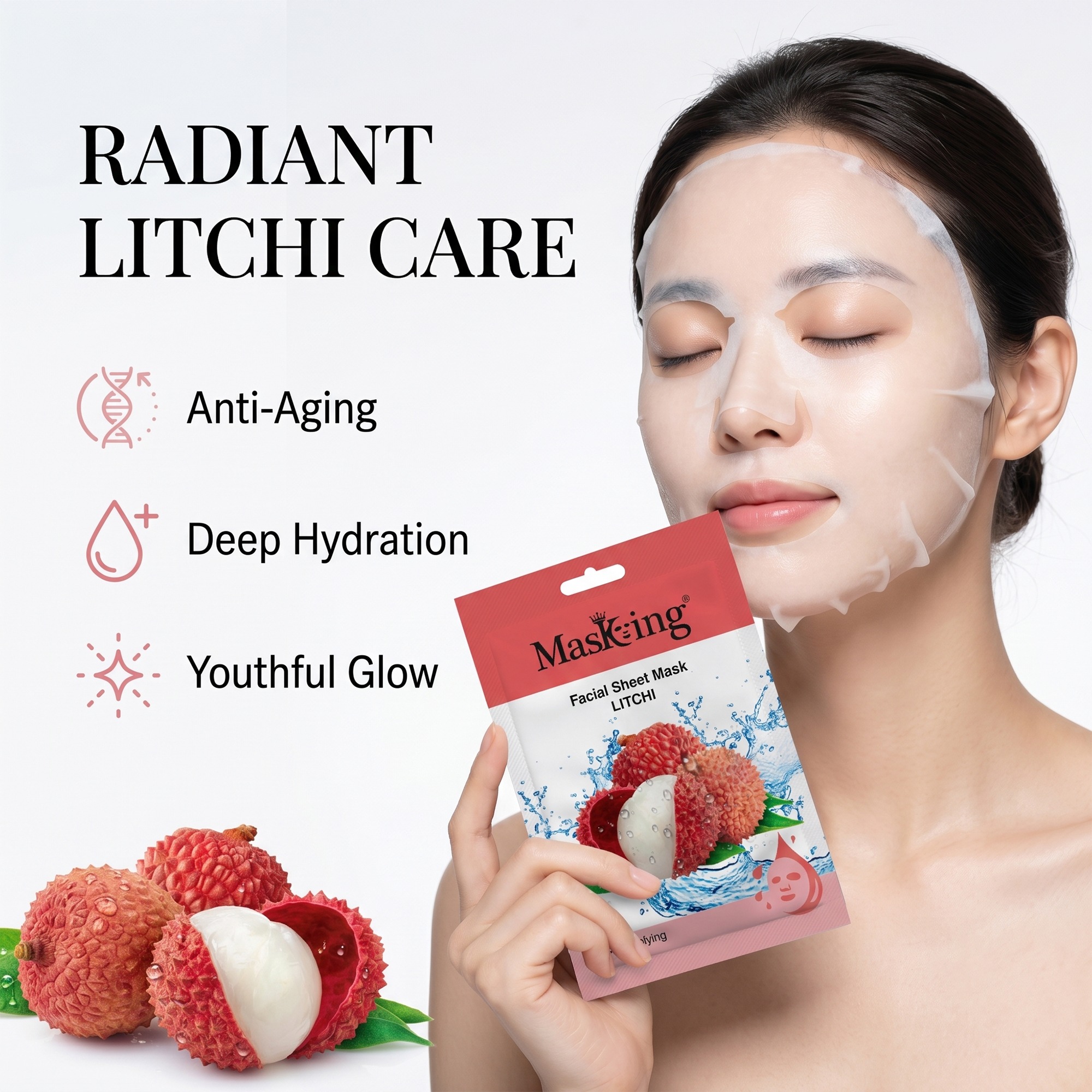 Beauty Litchi Facial Sheet Mask