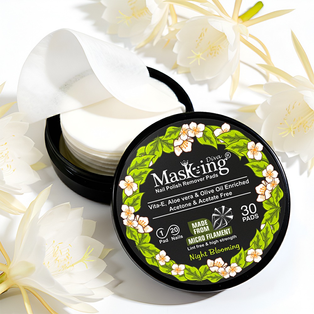 Night Blooming Nail Polish Remover Pads