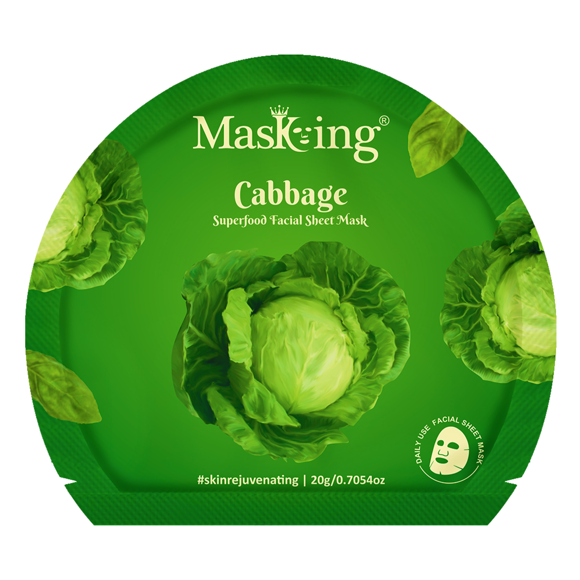 Superfood Cabbage Facial Sheet Mask