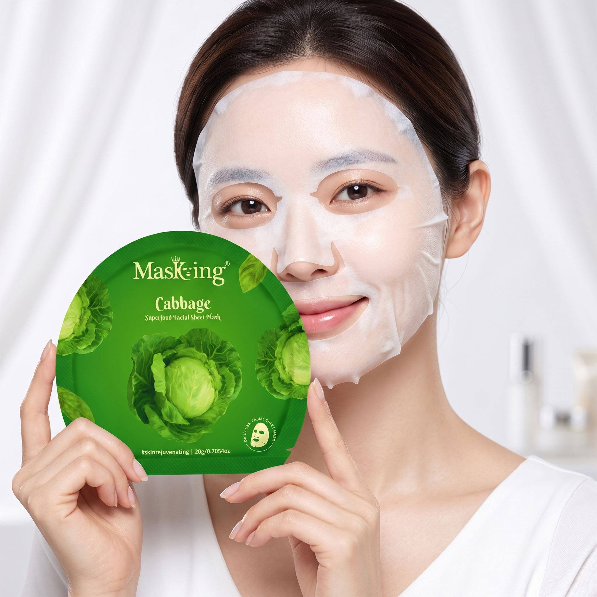 Superfood Cabbage Facial Sheet Mask